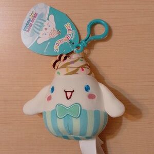 Cinnamoroll Squishmallows Plush Bag Clip Chain